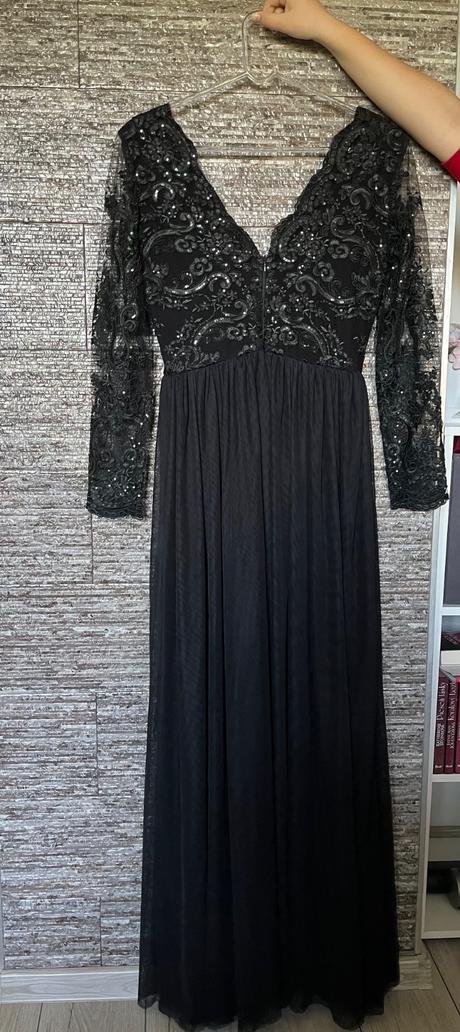 Čierne spoločenské šaty aj v s, xs