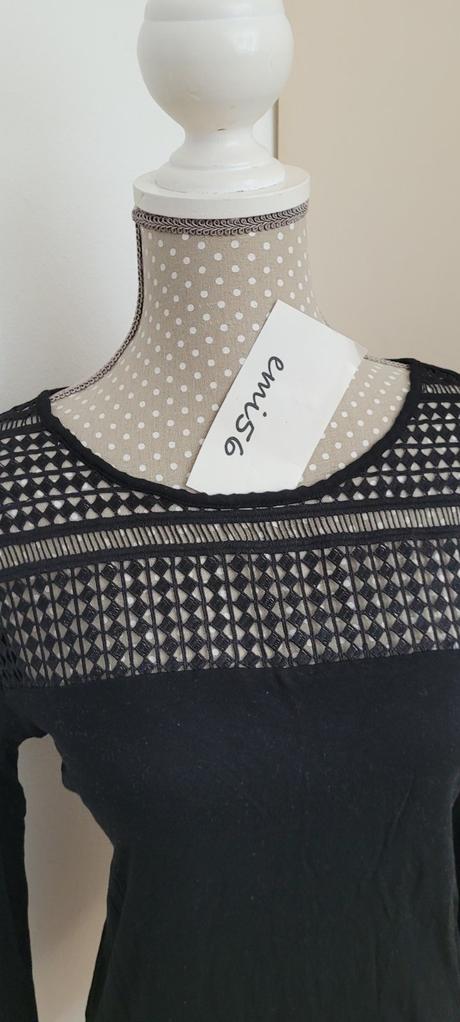 Čierne tričko, h&m,s