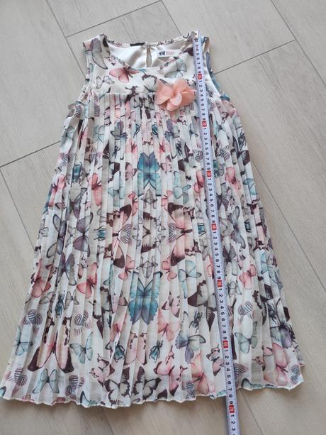 Predám dievčenské šaty, h&m,128