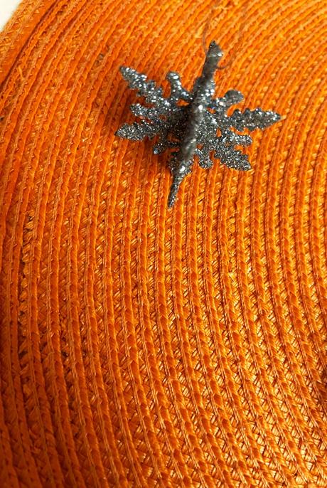 Strieborné trblietavé vločky 9 ks,