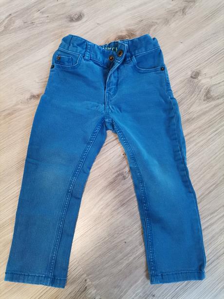 Chlapčenske modré rifle, h&m,98