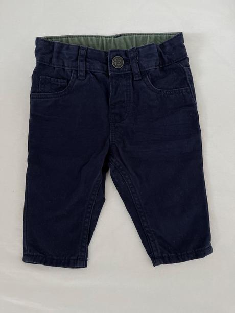 Tmavomodre nohavice/rifle, h&m,62