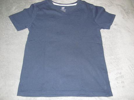 Tmavomodré tričko, h&m,122