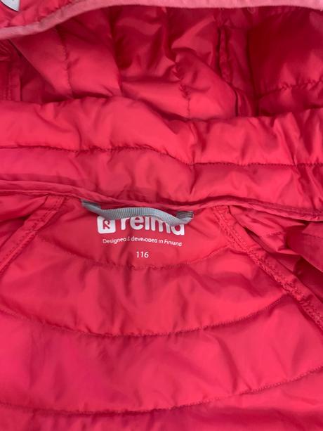 Reima tenká prešívaná páperová bunda 116/122, reima,116
