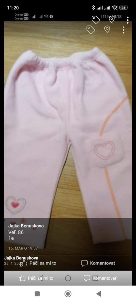 Flisové teplaky, 86