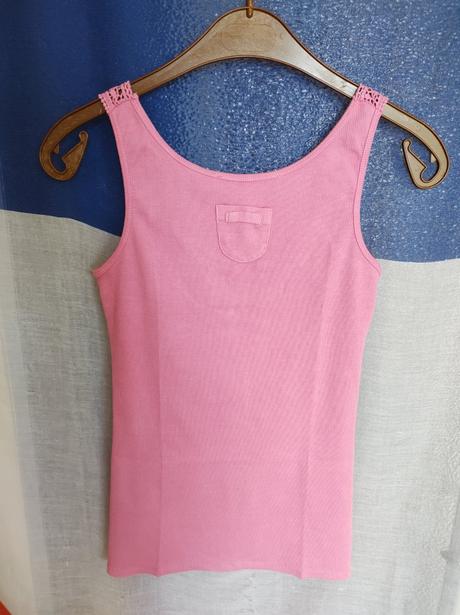 Tielko s krajkovými dekoltom, m