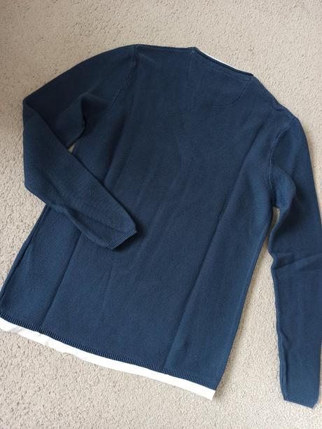 Pulóver so všitým tričkom, fishbone,s