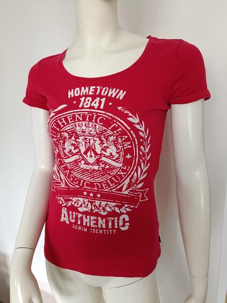 Červené dámske tričko, xs