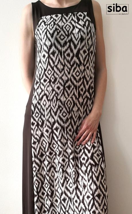 Maxi šaty s aztéckym vzorom, piazza italia,s
