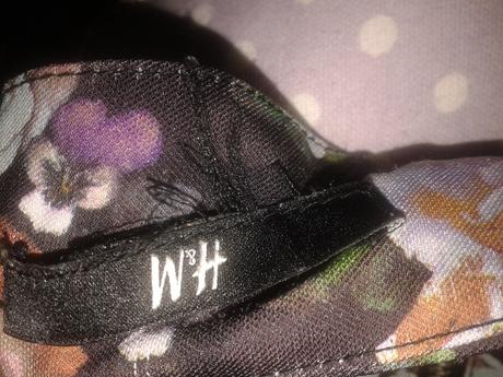 Kvetinkové šaty s čipkou h&m veľ. 38, 38