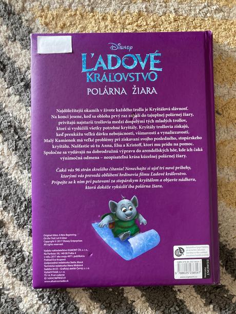 Ľadové kráľovstvo - polárna žiara zlatá kniha, 