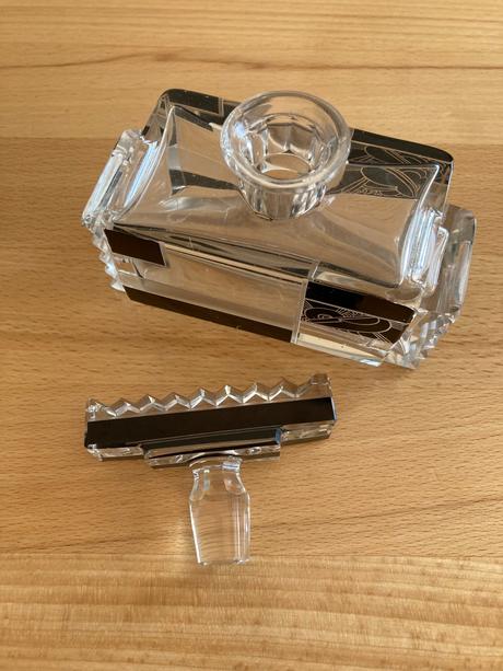 Art deco parfumová / atramentová fľaška, 