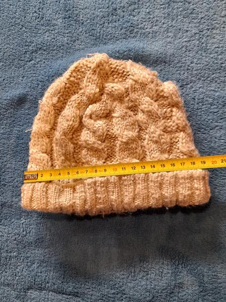 Dvojvrstvová pletená čiapka oh 50 cm, mini mode,98