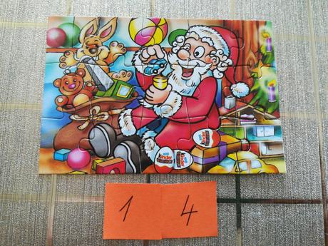 Kinder puzzle -  kus 80 centov, 