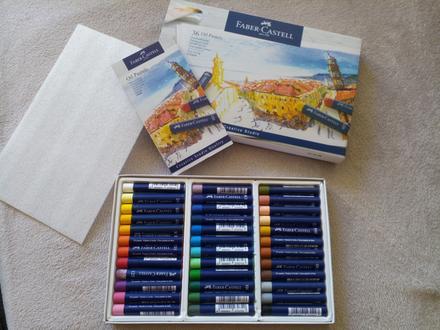 Faber castell 36 oil pastels, 