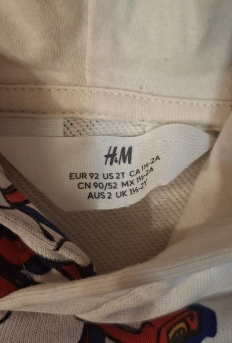 H&m súprava ježko sonic v.92, h&m,92