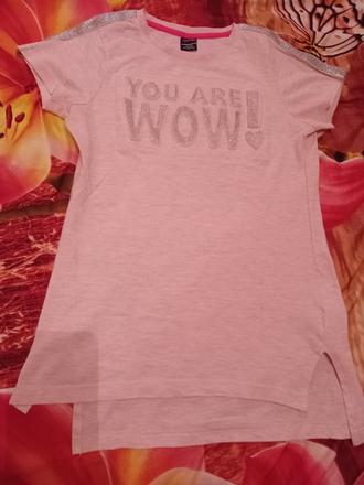 Bledoružové tričko č.134/140, 134 / 140