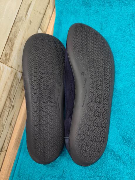 Be lenka 41 - dámske kožené tmavomodré baleríny, be lenka,41