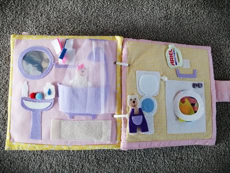 Šitá kniha quiet book,