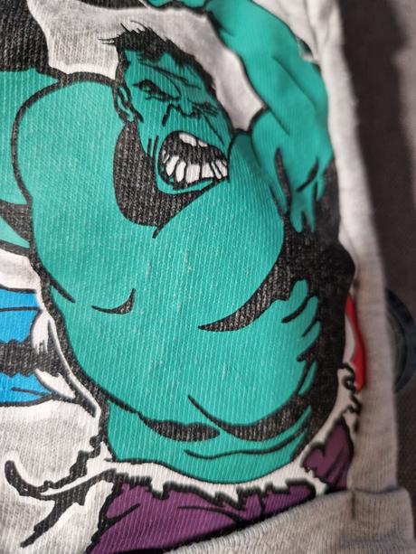 Teplákové kraťasy marvel, tesco,110