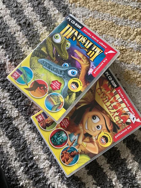 Pc cd-rom mayská civilizácia a dinosaury, 