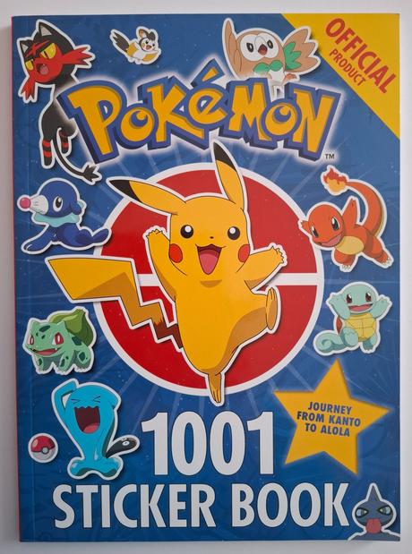 Knižka "pokémon" s aktivitami a nálepkami, 