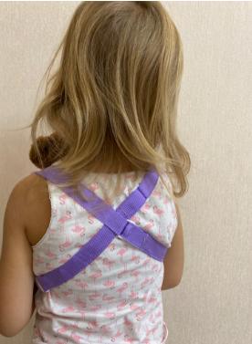 Nosič pre bábiky ružový a fialový,