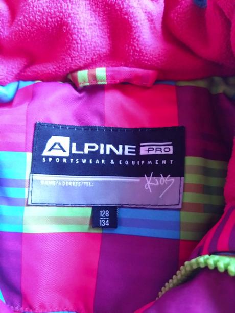 Zimná bunda, alpine pro,128