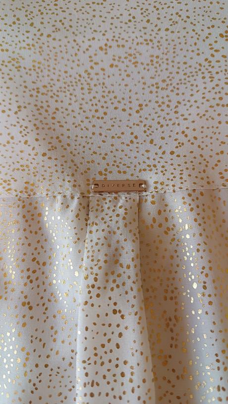 Zlato biela lesklá blúzka, new yorker,s