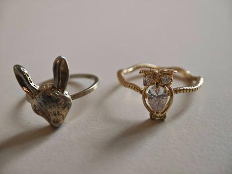 Krásne dievčenské prstienky 10 ks, 