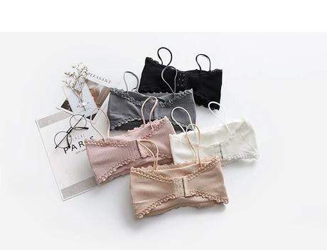 Bavlnena podprsenka tube, m / s / xs