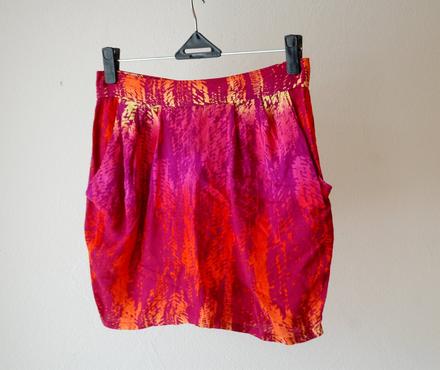 Štýlová mini sukňa, h&m,s