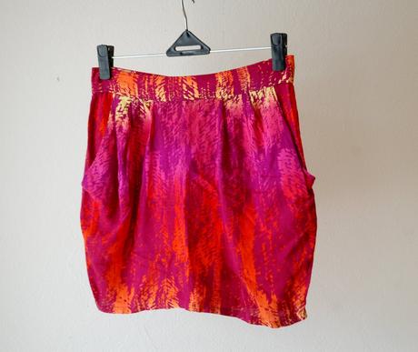 Štýlová mini sukňa, h&m,s