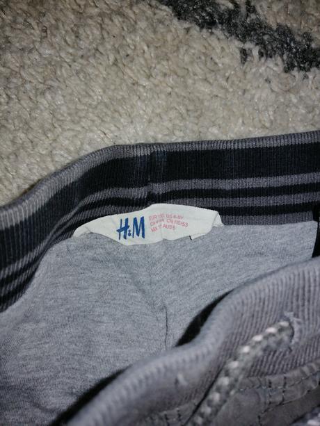 Podšité / zateplené nohavice, h&m,110