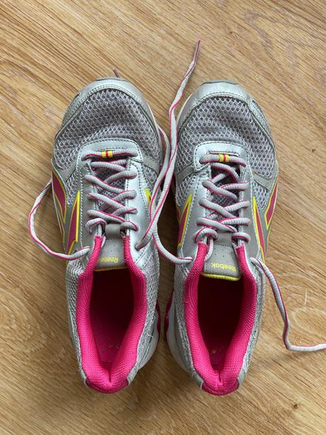 Strieborné tenisky reebok, reebok,35