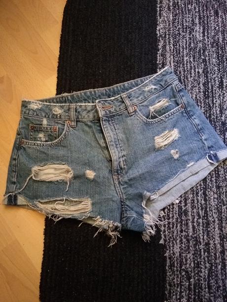 Riflové kraťasy., h&m,40