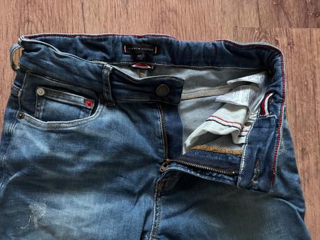 Chlapcenske rifle t.hilfiger, velkost 164, tommy hilfiger,164