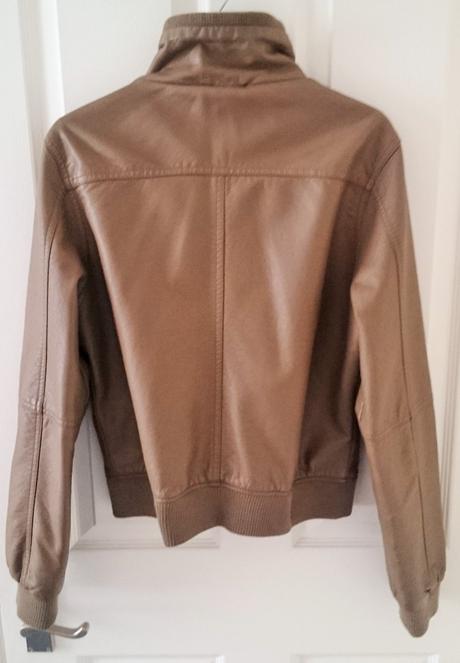 Hneda kozenna bunda - imitacia, m