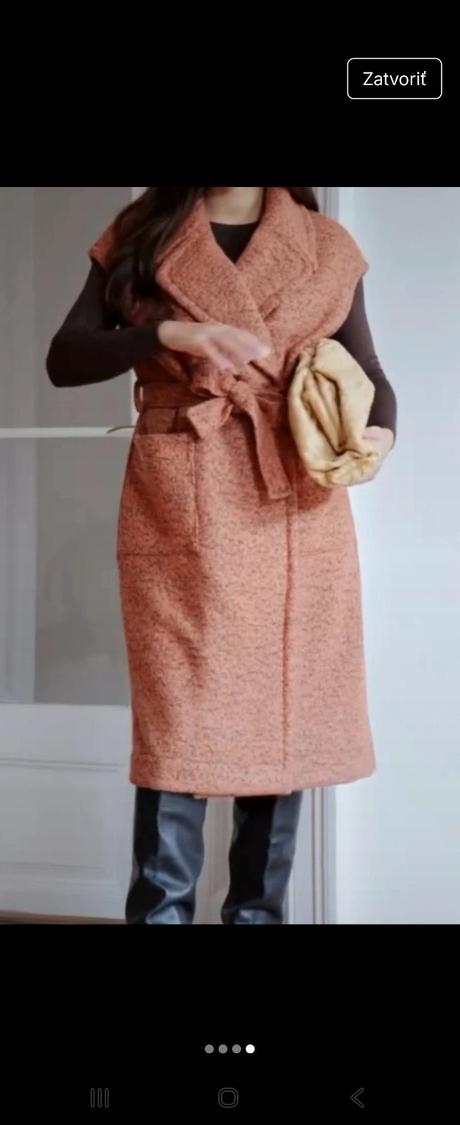 Veronikain kabátová vesta,