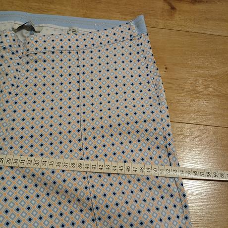 Bledomodro-marhuľkové obtiahnuté nohavice/jeggins, tchibo,46