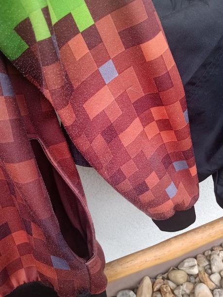 Mikina minecraft s kratasami a postovnym, s