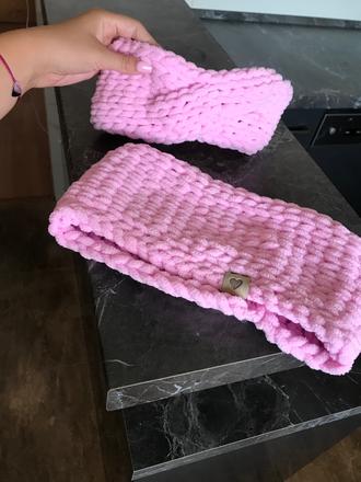 Set čelenka a šál,