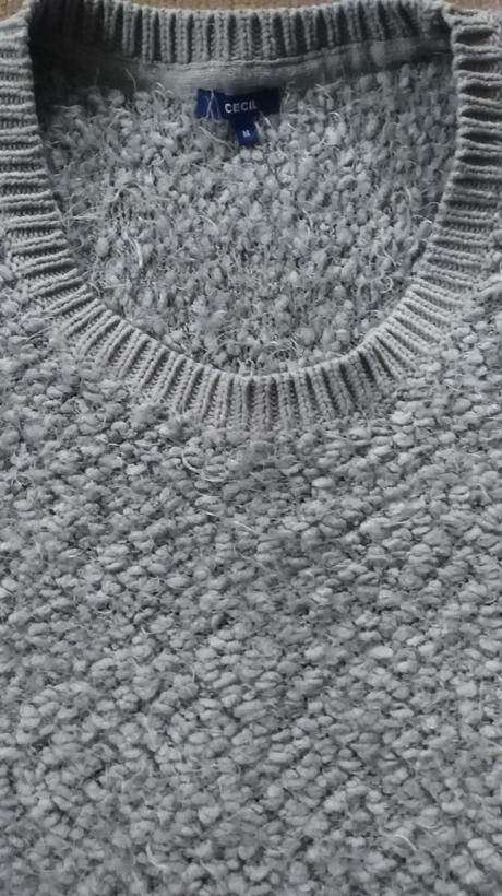 Sivý pulóver cecil, l