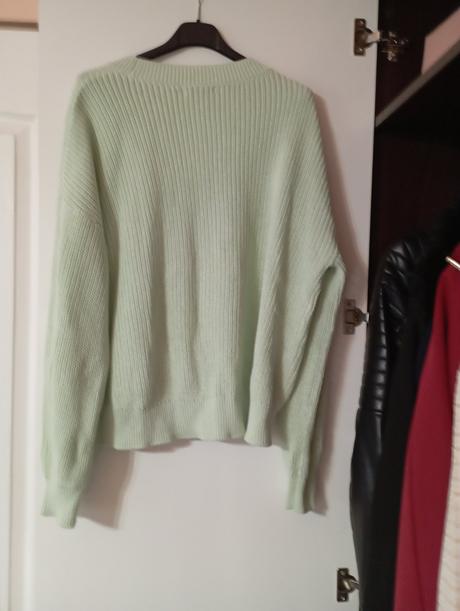 Zelený kardigán cropp, l