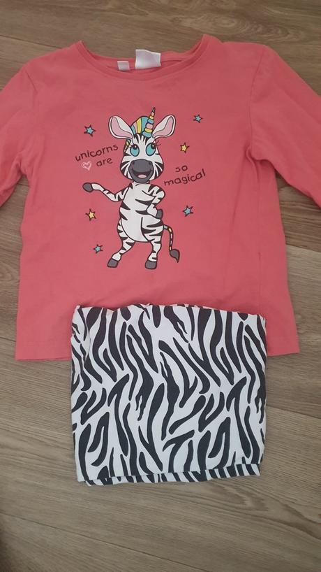 Bavlnené pyžamo zebra, bonprix,116