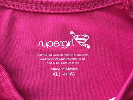 Športové funkčné tričko zn. supergirl (xl, 14/16), 164