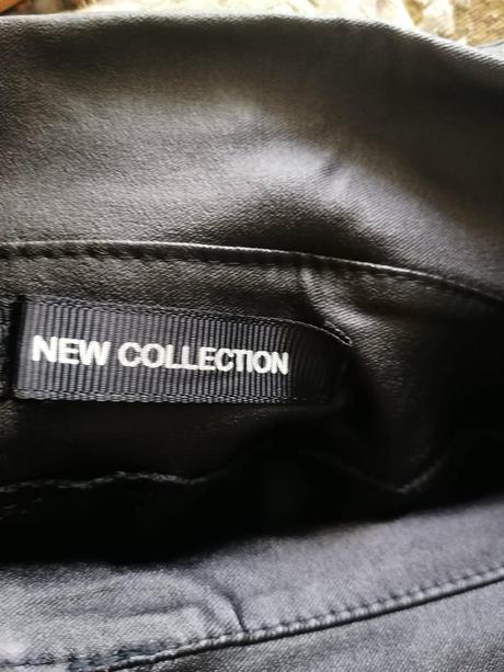 Koženkové skinny nohavice, s