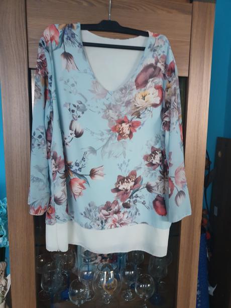 Damska kvetovana bluzka, xl