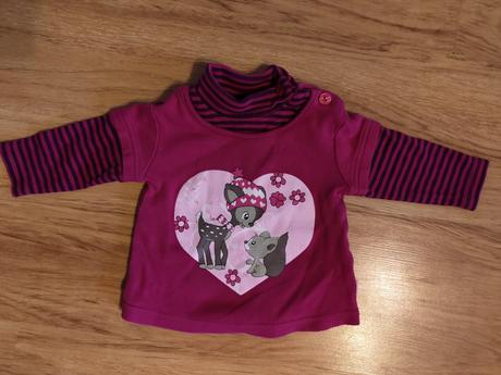 Fialová prúžkovaná mikina s potlačou, okay,68