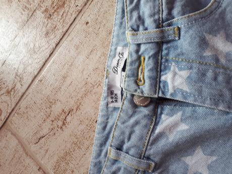 Sortky hviezdickove, denim co,140